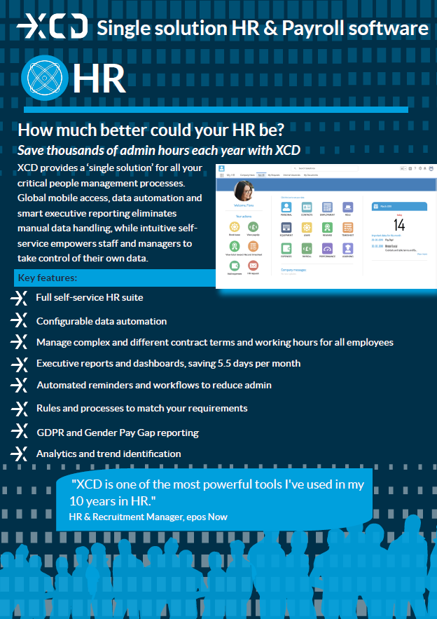 XCD HR at a Glance